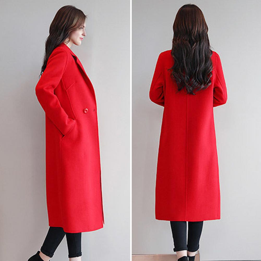 Wool Coat Peacoat - Abrigo de lana para mujer, gabardina