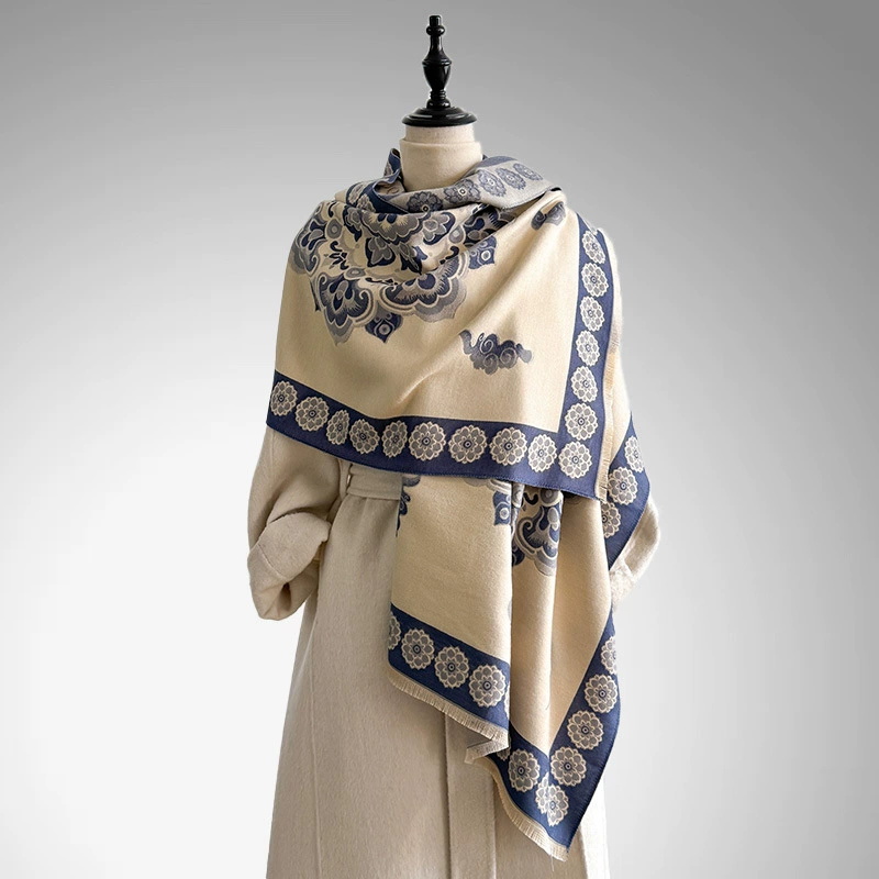 Cashmere Pashmina Wrap - Bufanda de Cachemira de imitación de