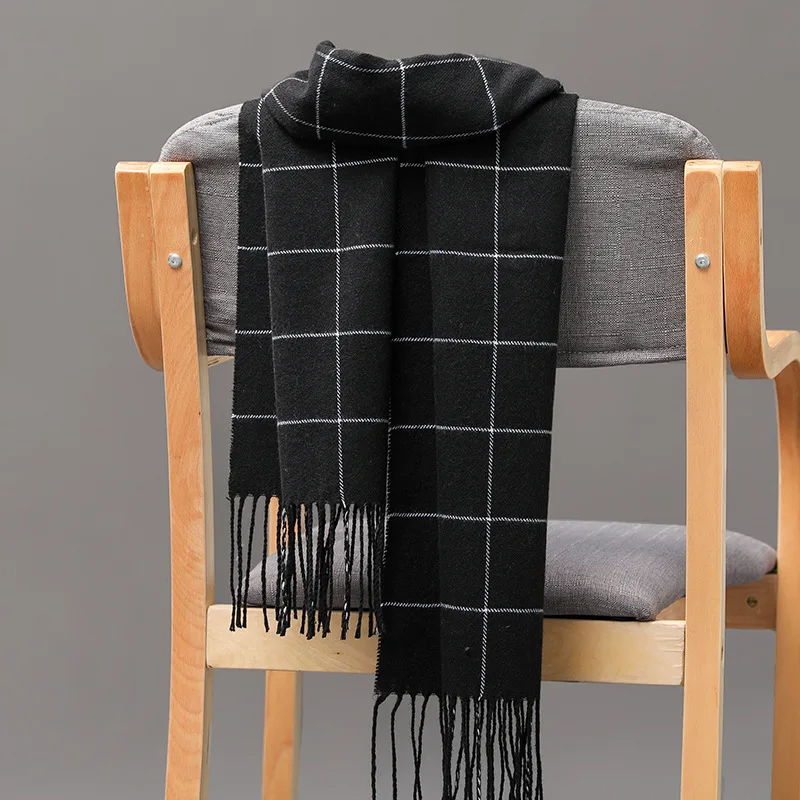 Shawl Wrap Winter - 2023 nuevo invierno hombres bufanda mantener