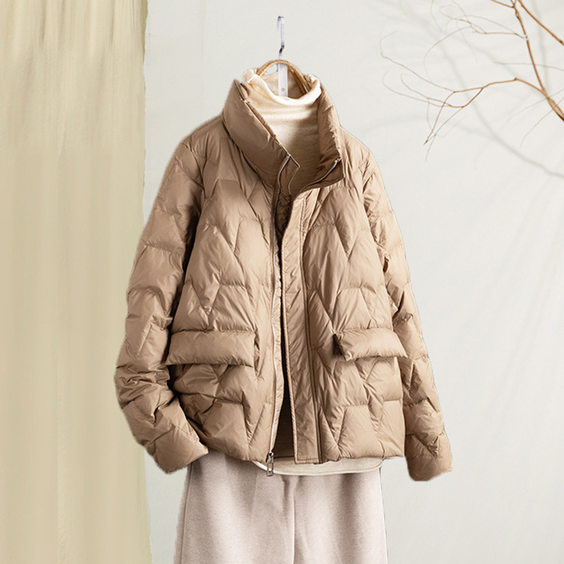Down Jacket Packable - Otoño Ultra ligero fino pato abajo