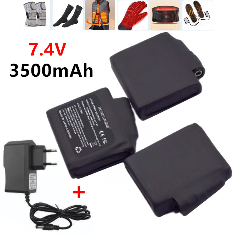 Heated Vest Battery - Batería de Litio Polímero de 7.4V