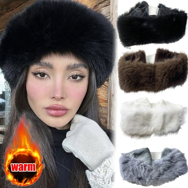 Diadema de piel de banda ancha - Fleece Ear Warmer Band reseña y precio
