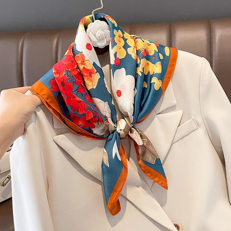 Bufanda cuadrada de seda de 70 - Shawl Wrap Winter reseña y precio