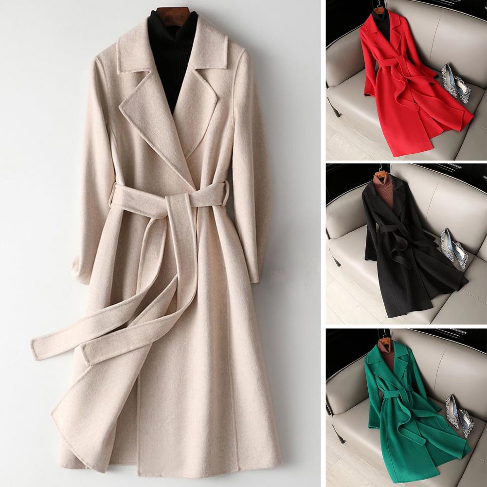 Abrigo de Lana para Mujer, Abr - Wool Coat Peacoat reseña y precio