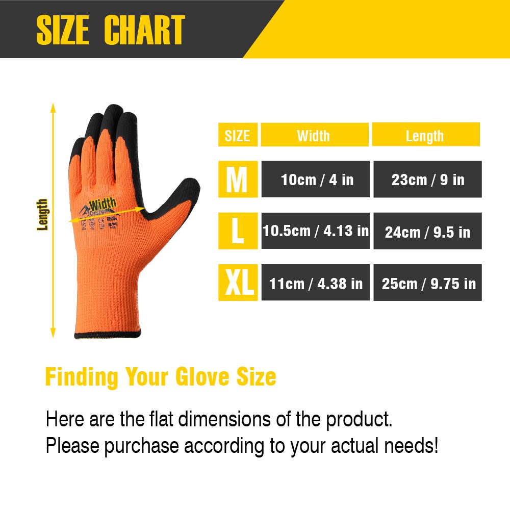 1 par de guantes de trabajo co - Snow Glove Insulated reseña y precio