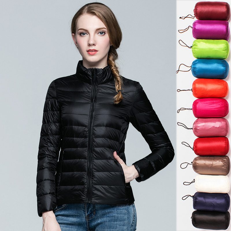 Chaqueta acolchada corta para  - Down Jacket Packable reseña y precio