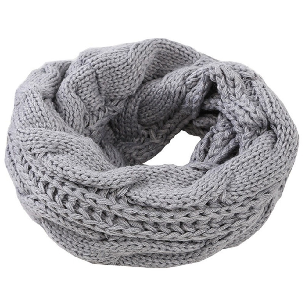 Bufanda de punto de color liso - Wool Scarf Men reseña y precio
