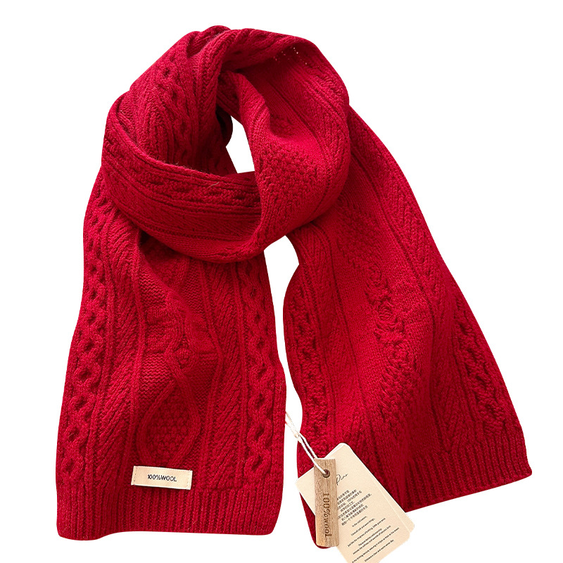 Bufanda de lana de 100% de luj - Wool Scarf Men reseña y precio