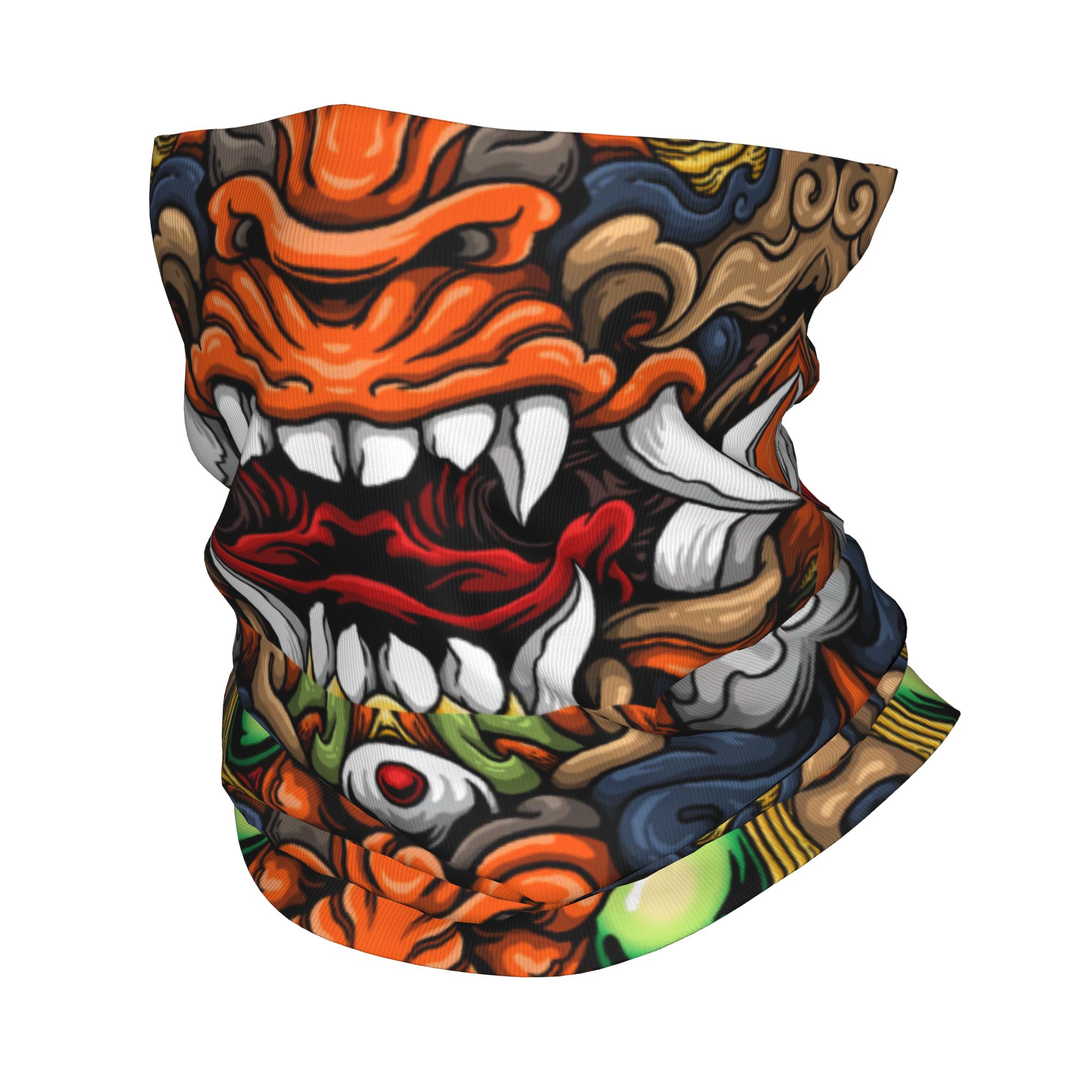 Personalizado Samurai Demon On - Neck Gaiter Fleece reseña y precio