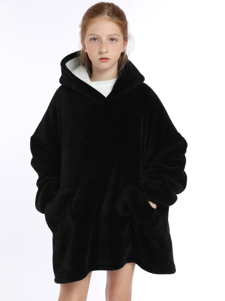 Manta de Sherpa con capucha pa - Sherpa Hoodie Fleece reseña y precio